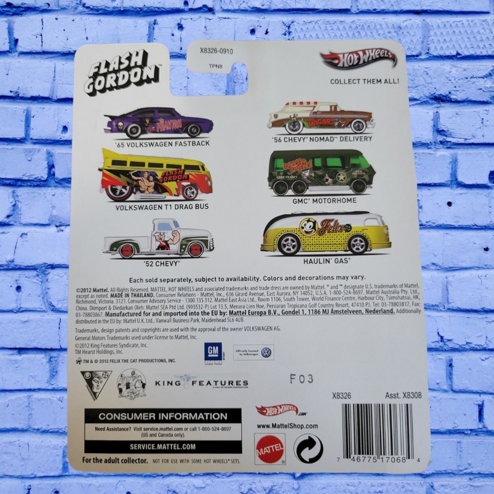 Hot Wheels "Cartoon Classics" Set (complete set) Redline Included!! *Rare - Picture 8 of 9